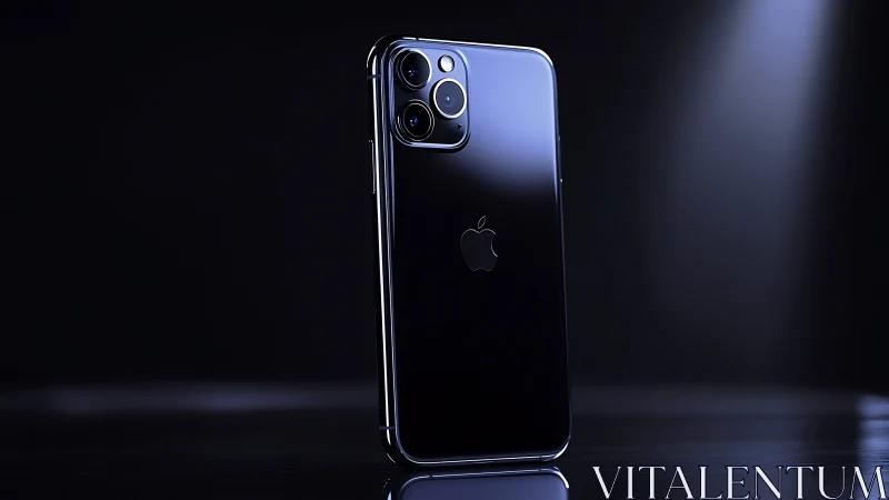 Midnight smartphone gleams with triple-lens precision