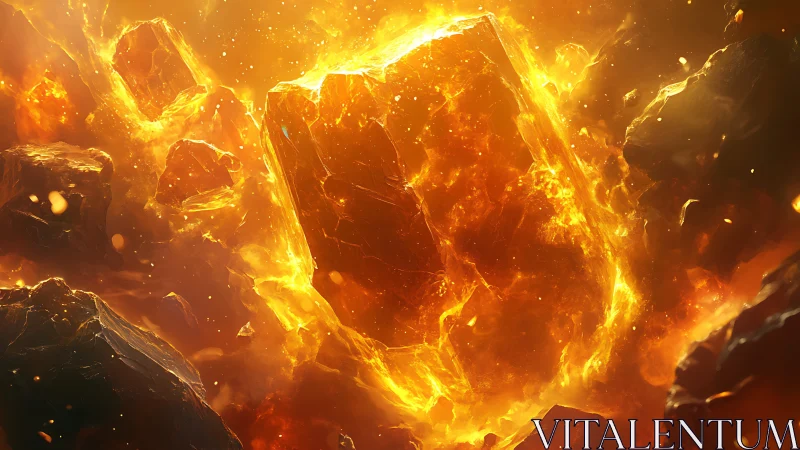 Incandescent Crystalline Structures with Pyroclastic Energy Dynamics.