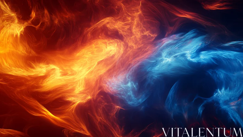 Thermodynamic Energy Collision: Fire and Ice Fluid Dynamics.