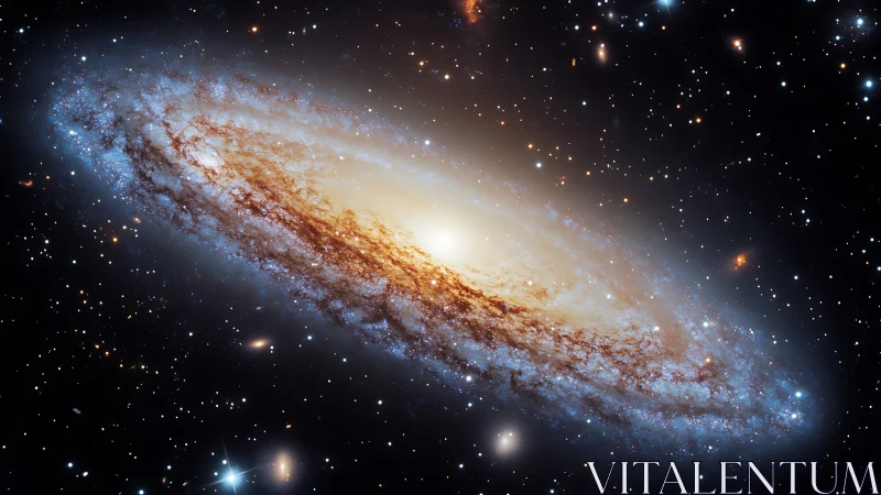 Spiral starforge drifts through velvet night of distant space.