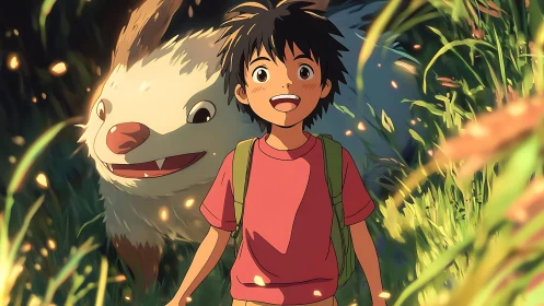 Joyful forest wanderer and gentle creature companion.