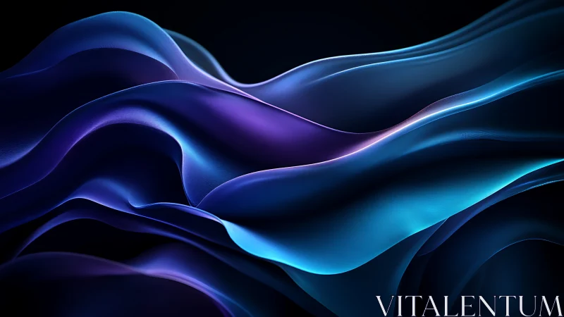 Shimmering waves of light drift softly across a twilight sky