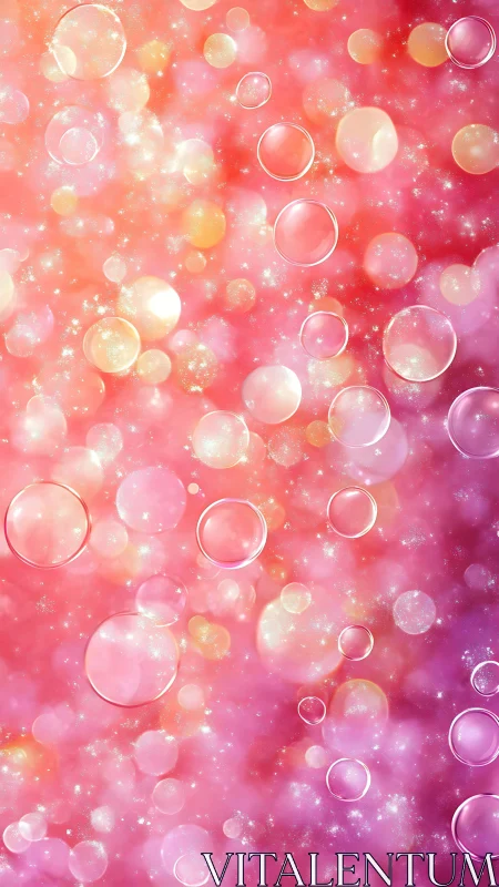 Chromatic bokeh bubble field with translucent refraction dynamics.