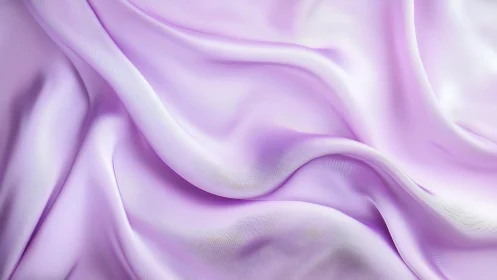 Iridescent lavender satin folds with subtle microtexture mapping.
