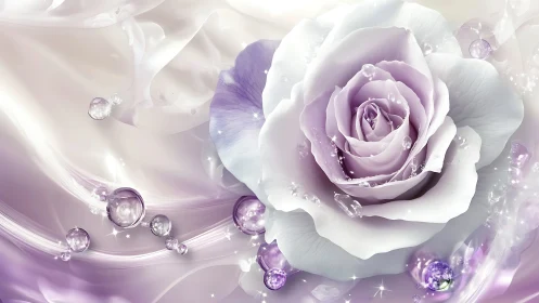 Lavender Rose Dreams in Ethereal Light