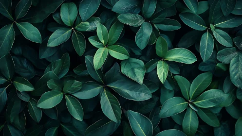 Emerald leaf chorus weaving a quiet forest heartbeat.