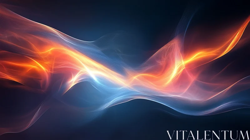 Luminous Energy Flows Dance in Vibrant Light