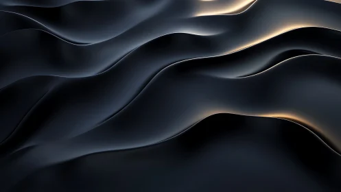 Metallic wave surfaces curve under soft grazing light