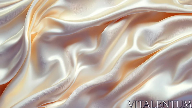 Ivory satin folds with soft luminous highlights.