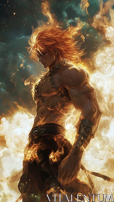 Mythic pyrokinetic titan in chained infernal ascension.