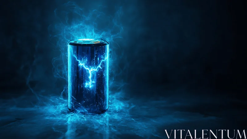 High-voltage cylindrical battery emits dynamic electric energy