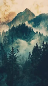 Misty Mountain Sanctuary Where Peaks Embrace the Clouds.