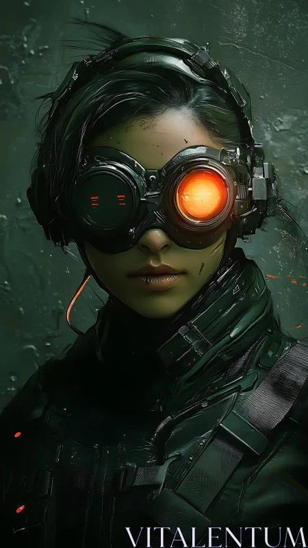 Augmented recon operative with luminescent monocular interface.