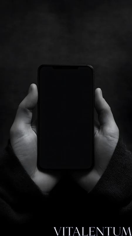 Void Messenger: Hand Cradles the Glowing Abyss.