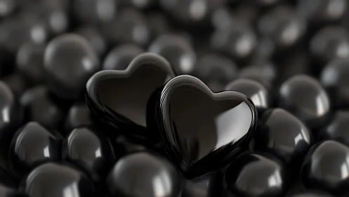 Obsidian Hearts Converge in Spherical Darkness