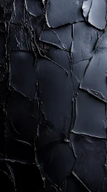 Midnight fractured slate texture with glossy wet surfaces.