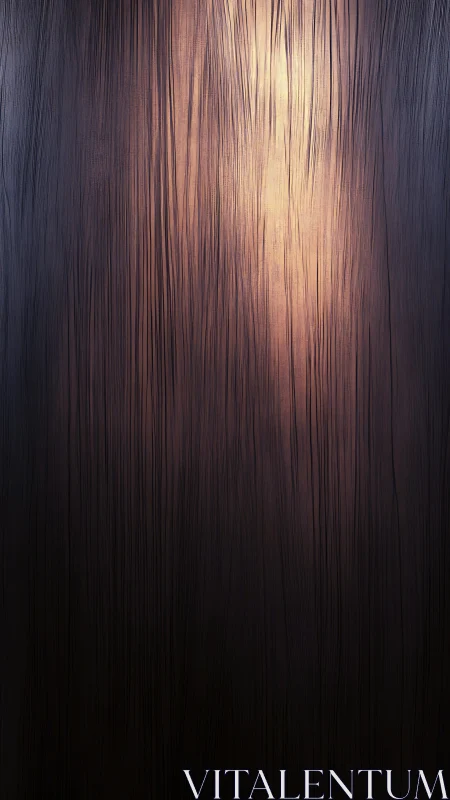 Soft amber light tracing quiet grooves in dark wood.