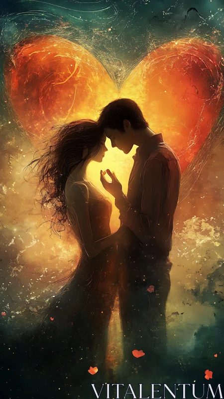 Two Souls Glowing with Love.