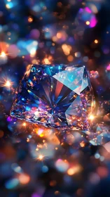Prismatic jewel resting in a dreamy nebula of soft light.
