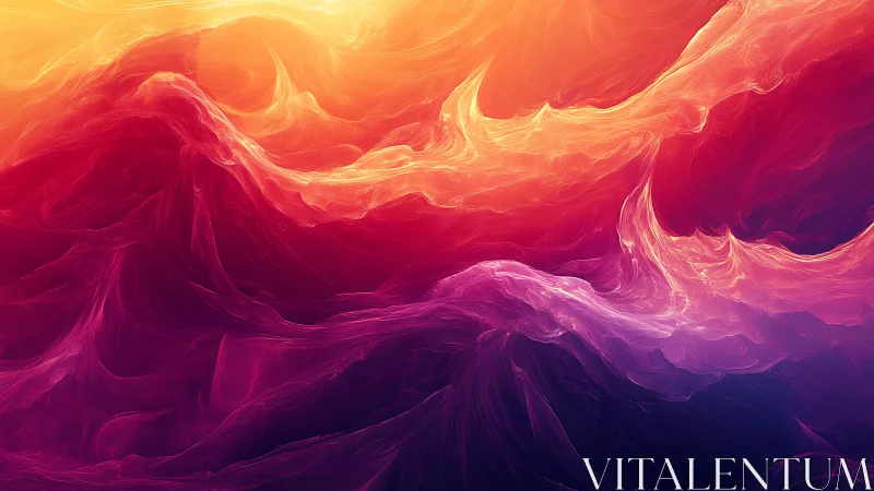 Solar tides of color swirling across a molten dream horizon.