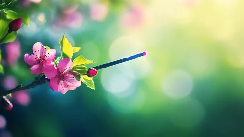 Paintbrush Blossoms: Spring Creativity in Soft Focus