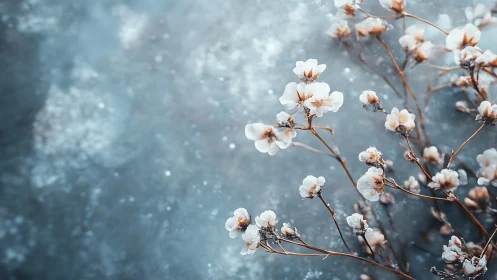 Bokeh-Rendered Frost Flowers with Chromatic Depth Separation