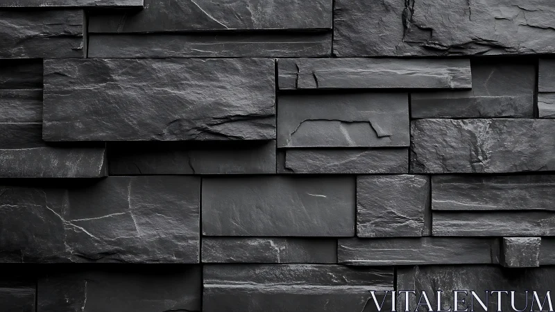 Midnight slate wall with quiet geometric rhythm.