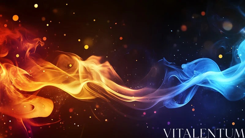 Inferno Meets Glacial: Where Flame Dances With Frost.