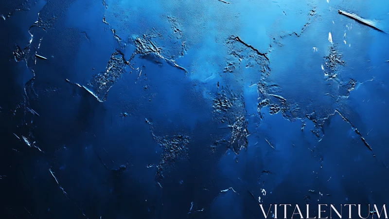 Deep blue textured canvas inviting quiet coastal dreams.