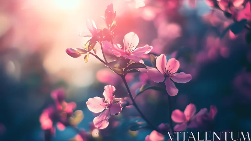 Blossom Dreams in Twilight Haze.