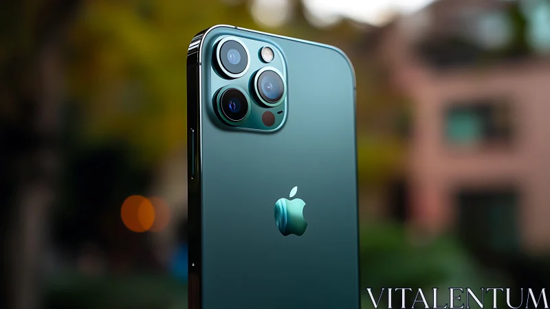 iPhone 12 Pro Pacific Blue: Premium Device Photography.