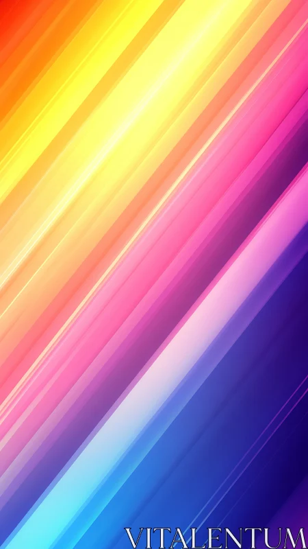 Sunlit rainbow streaks racing across a dreamy sky.