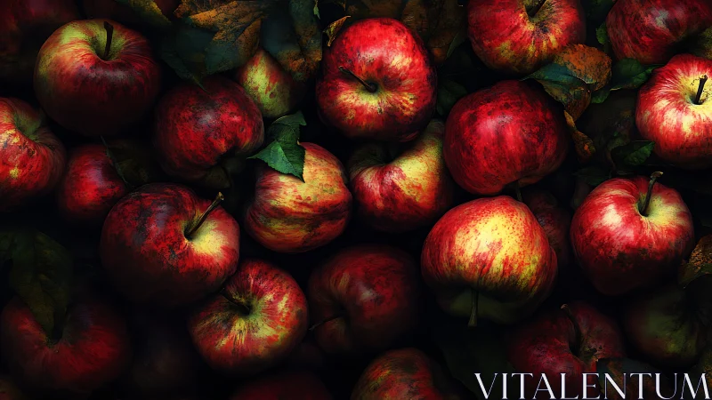 Crimson harvest swells into a moody tapestry of autumn light