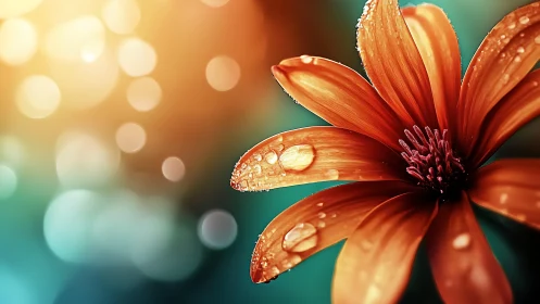 Dewlit Ember Petals Lean Into a Bokeh Dreamscape.