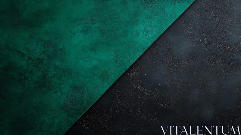 Emerald divide slices through midnight stone textures with poise.
