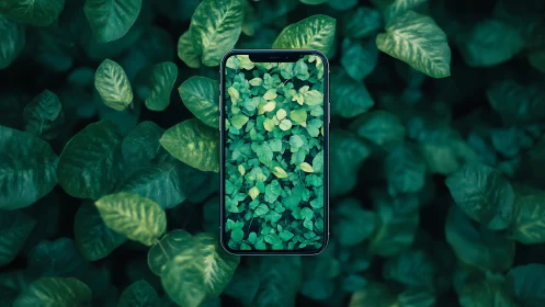 Phone portal quietly pretends to be another patch of leaves