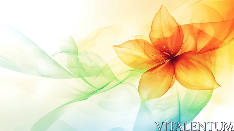 Luminous Gradient Blossom with Chromatic Flow Dynamics.