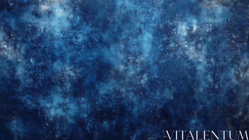Textured blue abstract background with cloudy gradients.