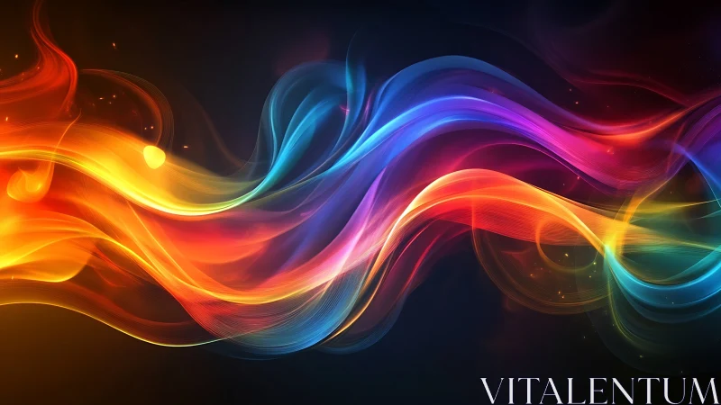 Dancing Light Waves: A Symphony of Color.