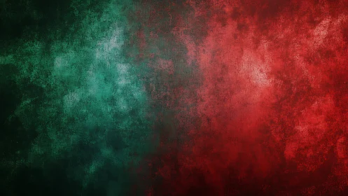 Dual-color textured gradient divides green and red fields