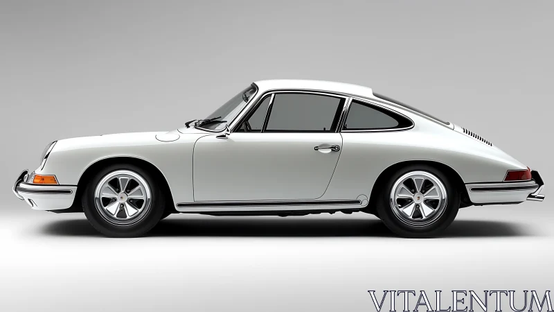 Side-view studio image shows classic two-door coupe