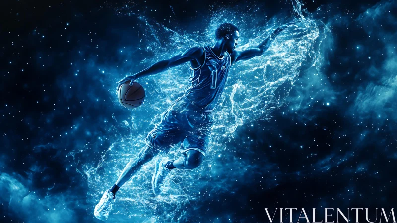 Starlit baller rockets through a splash of liquid nebula