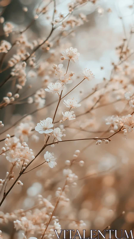 Delicate dried flowers with translucent petals in soft focus.