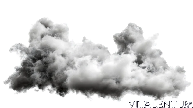 Soft storm cloud drifting with quiet, moody elegance.