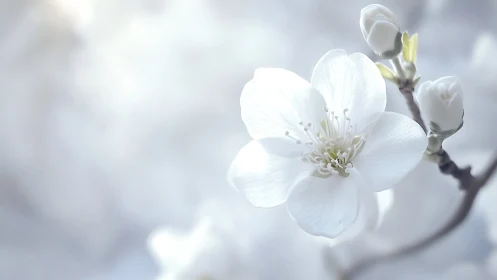 White jasmine flowers in various stages of bloom.