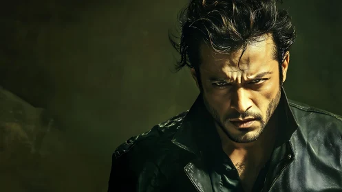 Storm-eyed loner carves intensity from the smoky dark