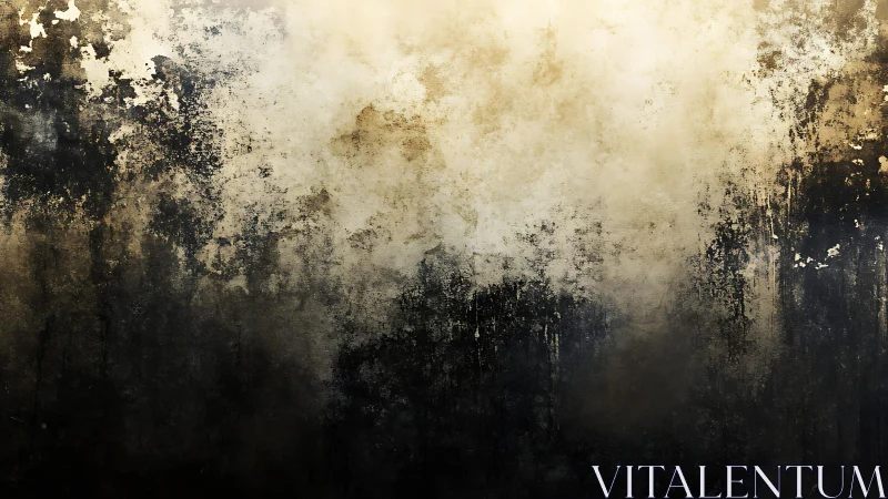 Grungy Abstract Wall Texture in Dark Neutral Tones.