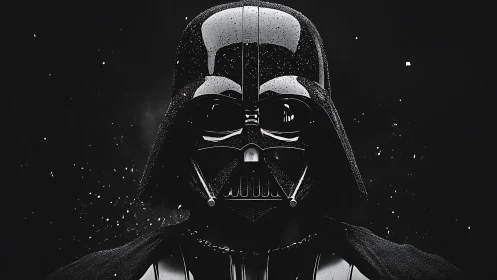 Midnight helm of a brooding galactic shadow.