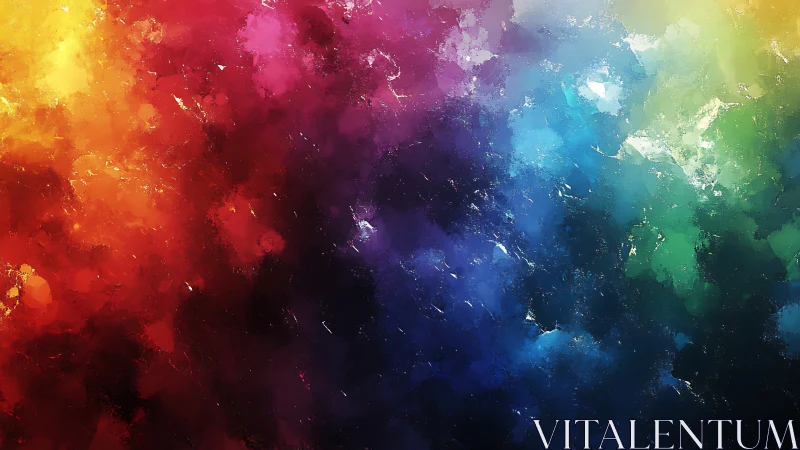 Prismatic nebula splash where wild colors collide loudly.