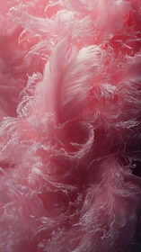 Soft pink plumes swirl through luminous abstract cloudscape.